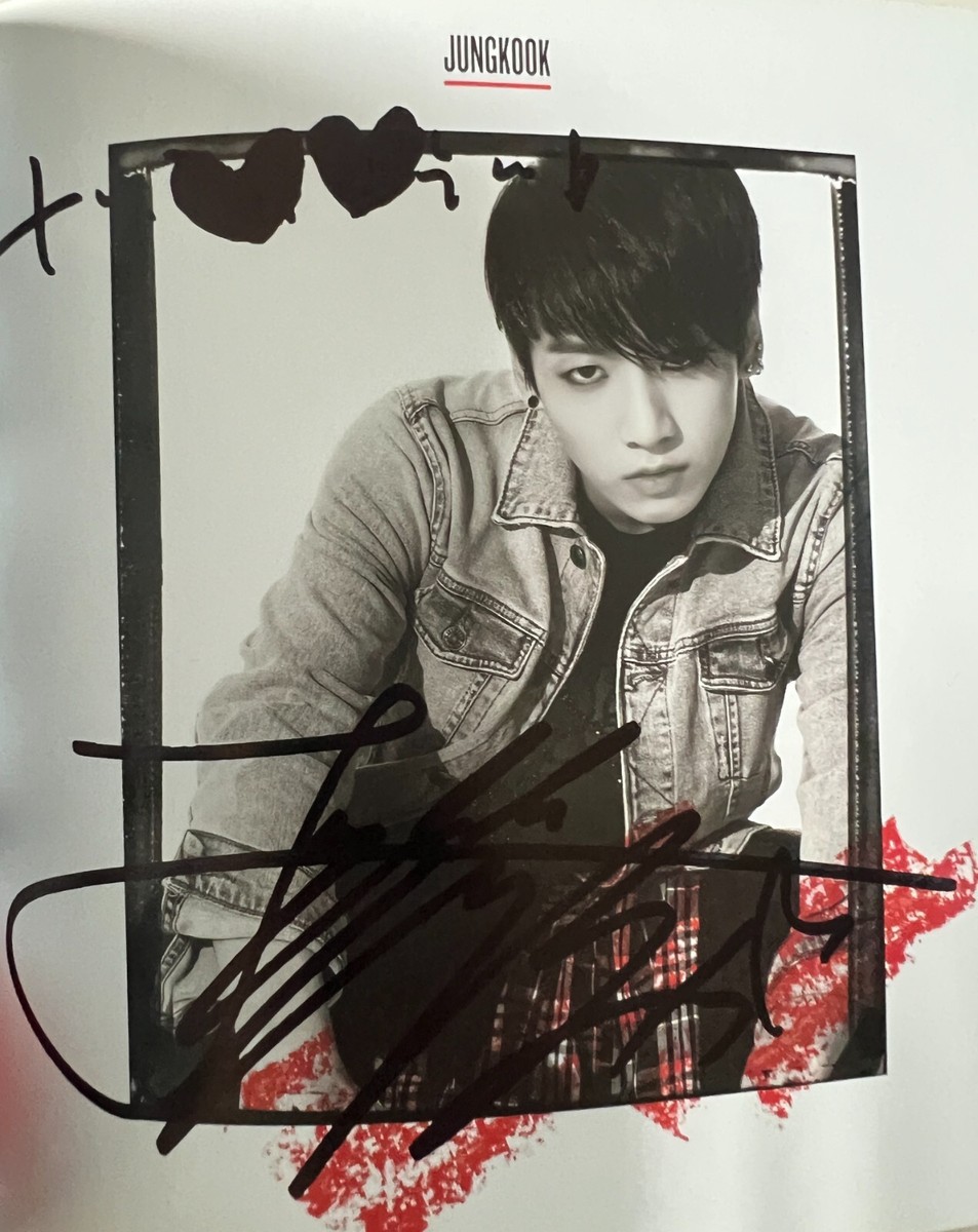 BTS [DARK & WILD] All Member Autographed Signed Album