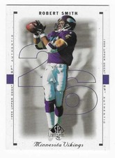 1999 Upper Deck SP Authentic Robert Smith Minnesota Vikings Football Card #48