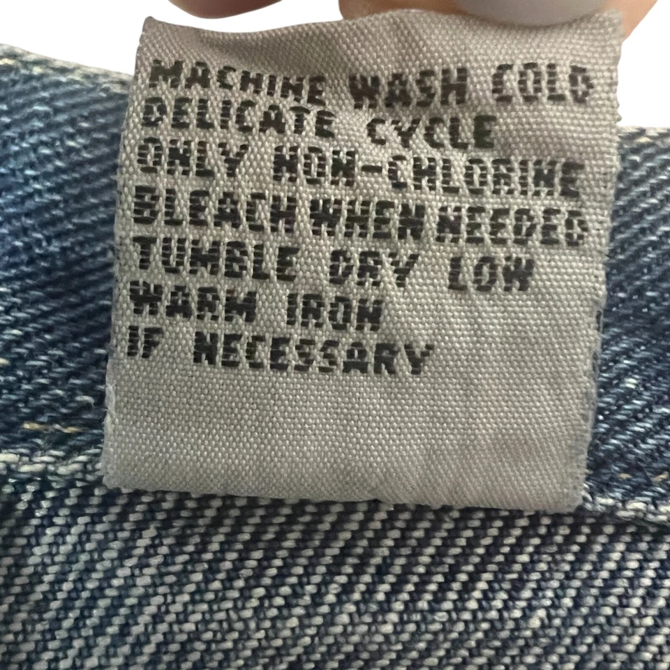 Falda vaquera vintage Paul Harris dos tonos talla 10 hasta la rodilla Foto 4 de 4