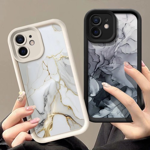 Phone Case For iPhone 16 Pro Max 15 14 13 12 11 16E Shockproof Marble TPU Cover - 第 11/20 張圖片