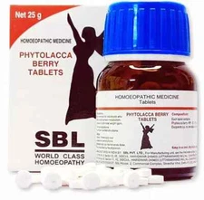 SBL Phytolacca Berry Tablets – 25g | Homeopathic Support for Weight Management