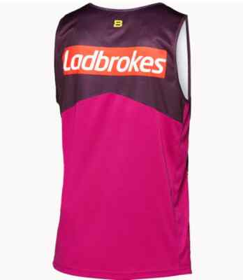 NRL Brisbane Broncos Mens Training Singlet, sizes S XL 2XL 3XL 5XL