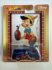 Hot Wheels Premium Disney Pinocchio '66 Dodge A100 Real Riders 1/5 NEW 2018