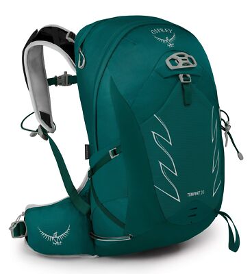 Osprey Tempest 20L Women's Hiking Backpack with Hipbelt, Jasper Green, WXS/S
