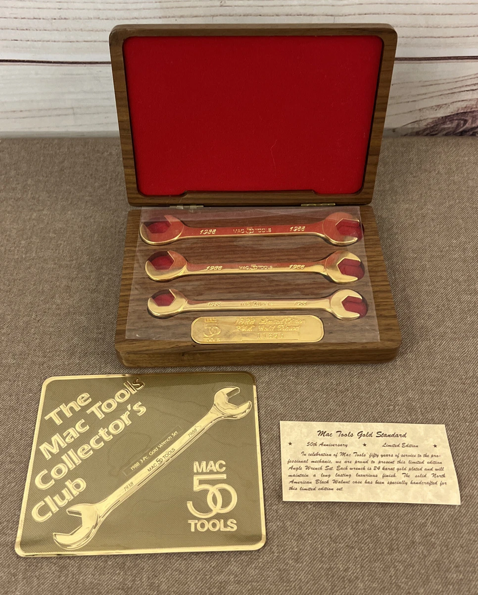 人気SALEHOT MAC TOOLS Limited Edition 50th Anniversary 50周年記念 24K ゴールドメッキ