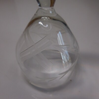 Bouteille d'eaux de vie en verre - Made in France
