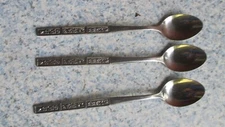 Oneida Spring Fever Iced Tea Spoon Lot of 3 Northland  Stainless Flatware Korea