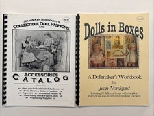 Jean Nordquist Dollmaking Book Lot Dolls In Boxes & Accessories Catalog Spiral