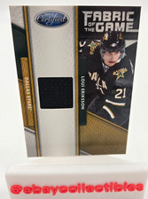 2011-12 Certified Fabric of the Game #47 Loui Eriksson JERSEY Stars /399