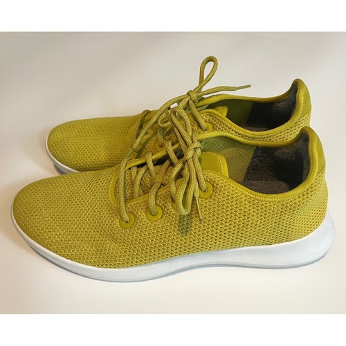 Allbirds Men's 13 Tree Runner Sneaker Yellow White Sole Comfort Lightweight - Picture 2 of 11