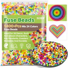 Sukh 5400 Pcs Fuse Beads - Kit Melty Small, Mixed Color