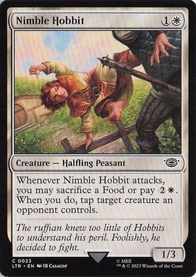 Nimble Hobbit #23 LOTR|NM|EN|MTG