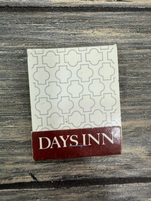 Days Inn Atlanta Vintage 1970s 80s Geometric Pattern Matchbook