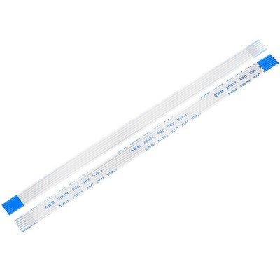 Flexible Flat Cable 150mm 1mm Pitch 6 Pins FPC FFC Flexible Ribbon Cable 5Pcs