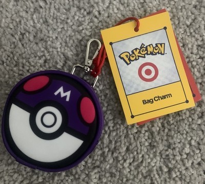 Pokemon x Target 30th Anniversary Master Ball Bag Charm Keychain Exclusive NEW