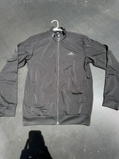adidas Primegreen Men's Black Full-Zip Track Jacket M Stand-Up Collar