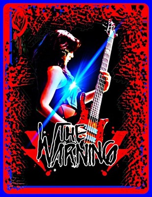 THE WARNING BASSIST ALEJANDRA  TIN POSTER   