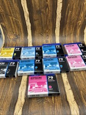 Genuine Epson 79 T079 Ink Cartridges for Stylus Photo 1400 & Artisan 1430 Lot 9