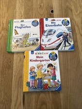 Wieso? Weshalb? Warum? Junior – 3er Buch-Set (Flughafen, Eisenbahn,Kindergarten)