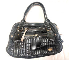 Borsa a mano Chloe Bay borsa a tracolla mini borsa Boston in pelle nera con...