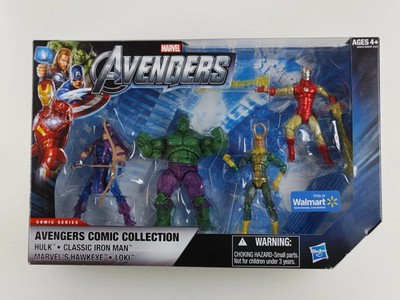 AVENGERS COMIC COLLECTION ( WALMART ONLY ) MARVEL MOVIE ACTION FIGURE ( SET #2 )