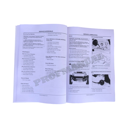JOHN DEERE GT235 GT245 TRACTOR OPERATORS MANUAL SN 110001 and Up - Picture 5 of 5