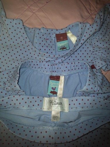 Matilda Jane Lot Character Counts Luna Dress, Ruffles & Platinum Shorties Size 4 - Picture 2 of 8