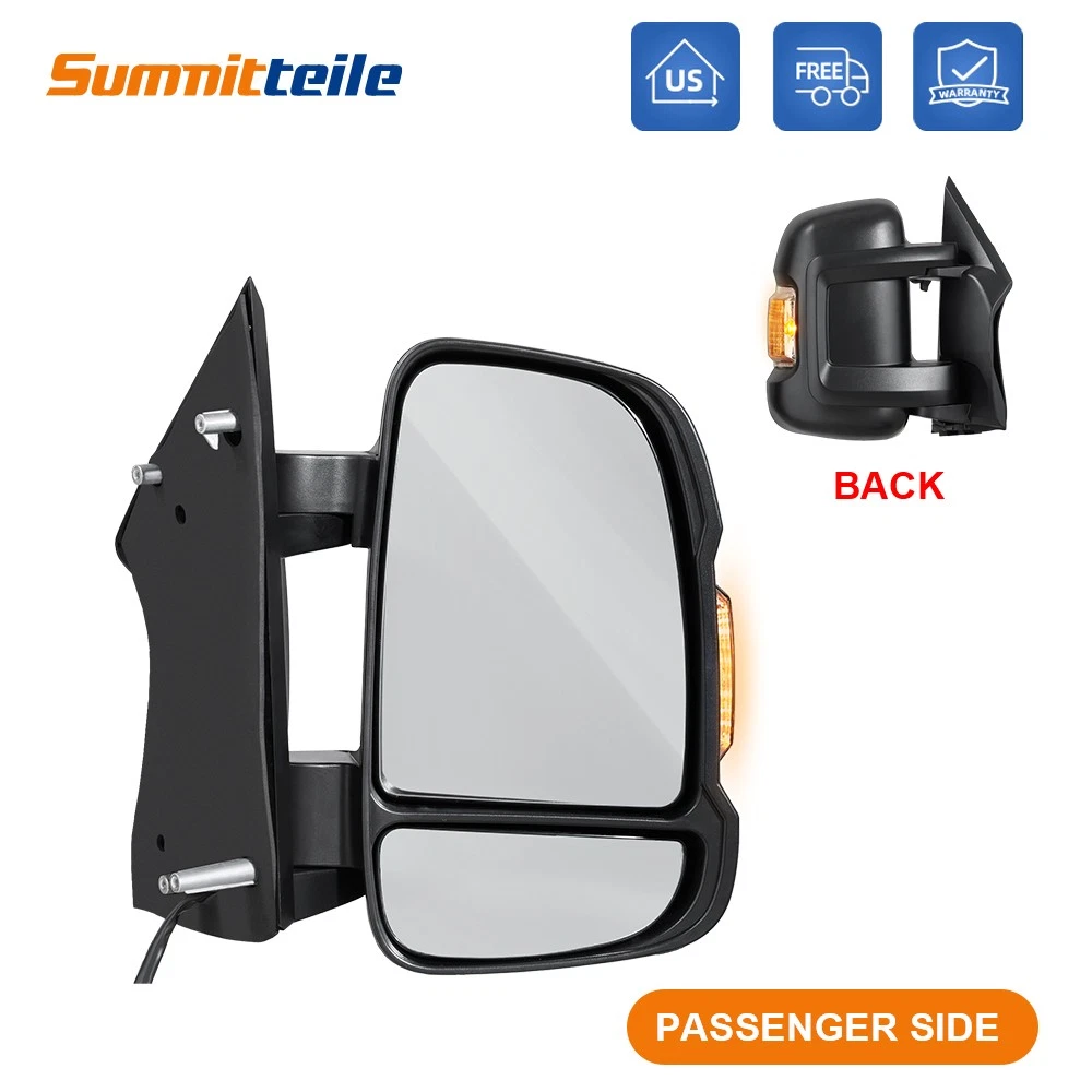 Passenger Side Mirror Power Heated For 2014-2024 Ram Promaster 1500 2500 3500