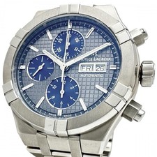 MAURICE LACROIX Icon Chronograph AI6038 Back Skelett Uhren Titan Mech...