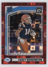 2024 Donruss Rated Rookie Optic Preview Red Pandora Prizm Casey Washington 2l4