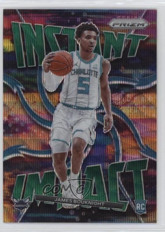2021-22 Panini Prizm Instant Impact Green Wave James Bouknight #8 Rookie RC 1i5t