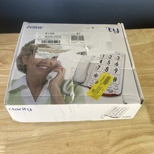 Clarity JV35 Amplified 50dB Braille Telephone Large Black Number Keys Lot Of 2