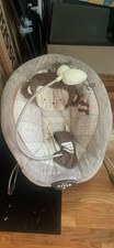 Fisher-Price Sweet Surroundings Monkey Deluxe Baby Bouncer Toy Bar Vibration