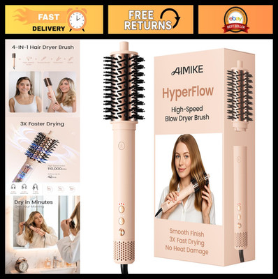 High-Speed Blow Dryer Brush & Styler, One-Step Volumizer, Detachable Round Brush