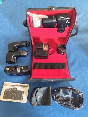 Pentax Car 110 Super Flash Winder Original Lens Case 2.8 24mm 50mm