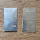 Valcambi Suisse Lot of 2 10g Silver Bars 999.0 Fine Total 20g