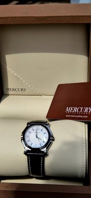 Mercury Switzerland ME1080-SBL-1 36mm Full Set Neuwertig Swiss Made 5ATM