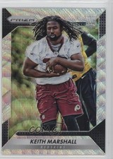 2016 Panini Prizm Rookie Blue Wave Prizm 127/149 Keith Marshall #261 i8n