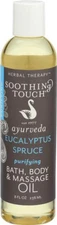 (2 Pack) Soothing Touch Eucalyptus Bath & Body Massage Oil, 8 oz