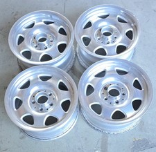 4x Mercedes Felgen A1704010002 CLK, SLK, C-Klasse, FUCHS-Felgen 15 Zoll Chrom
