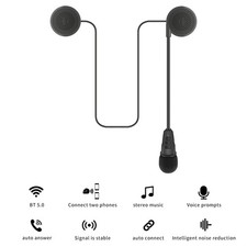 Rechargeable M8 Motorcycle Helmet Bluetooth 5.0 Headphone Stereo Headset w/ Mic