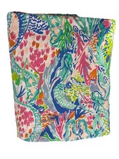 LILLY PULITZER FOR POTTERY BARN KIDS MERMAID COVE QUEEN FLAT SHEET