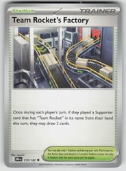Team Rocket's Factory 173/182 Destined Rivals Uncommon
