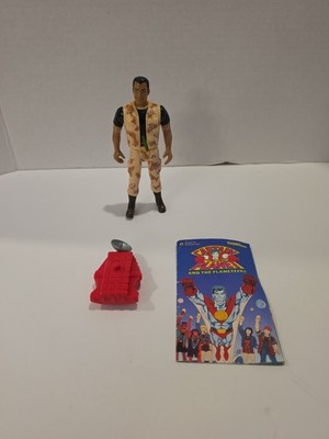 Captain Planet,  6'' Action Figure Commander Clash, Near Complete, Vtg 1991, RARE