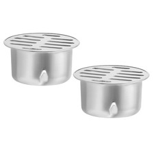 Gutter Guard Filter, 2pcs 304 Stainless Steel Downspout Strainer, 3 Inch
