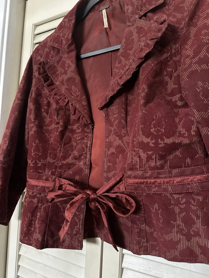 blazer/abrigo terciopelo mujer free people Foto 3 de 4