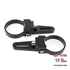 Aluminum Bull Bar Mount Bracket Clamps, 360-Degree Rotating LED Light Bar