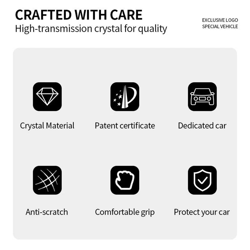 Crystal Car Gear Shift Knob Shifter Head W/ LED For Honda CIVIC Odyssey CR-V - Изображение 2 из 4