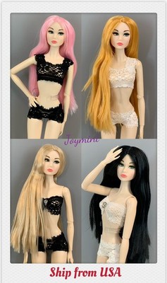 White Skin Supermodel Fashion Full Dolls Body Movable 12 Jointed Articulated 1/6