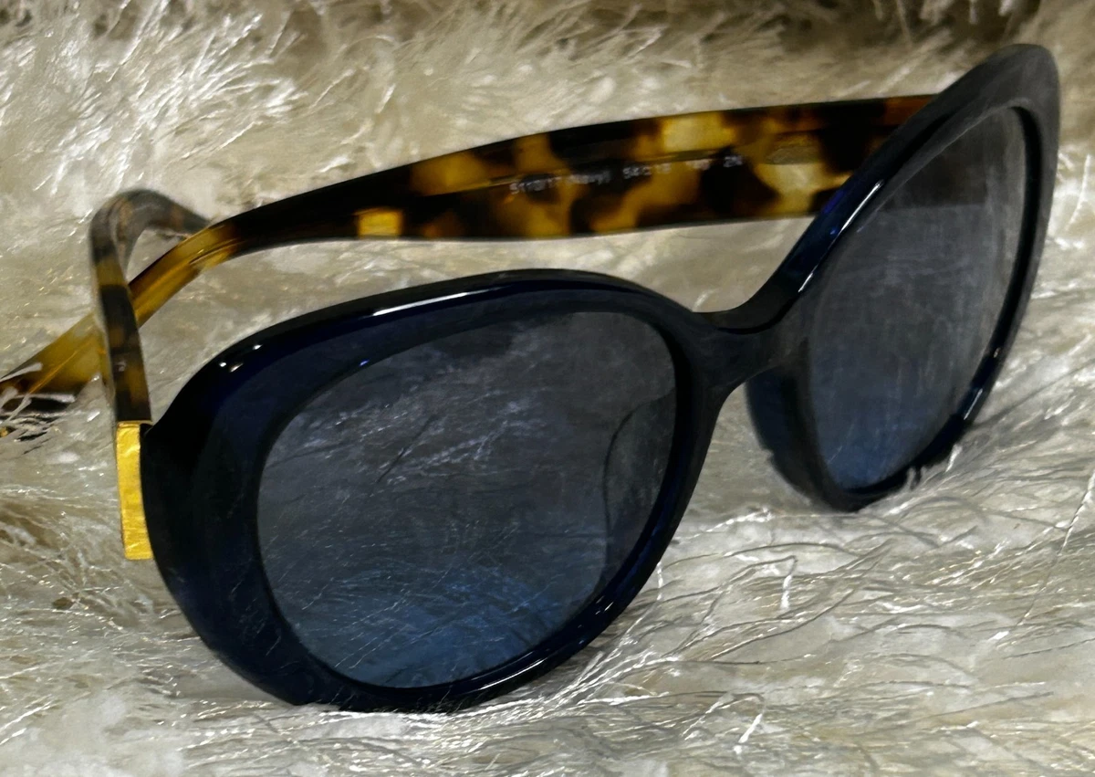 Coach Women\'s Sunglasses in Navy Blue with Dark Lenses Coach HC8305 sunglasses for women in Blue Tortoise main image 2